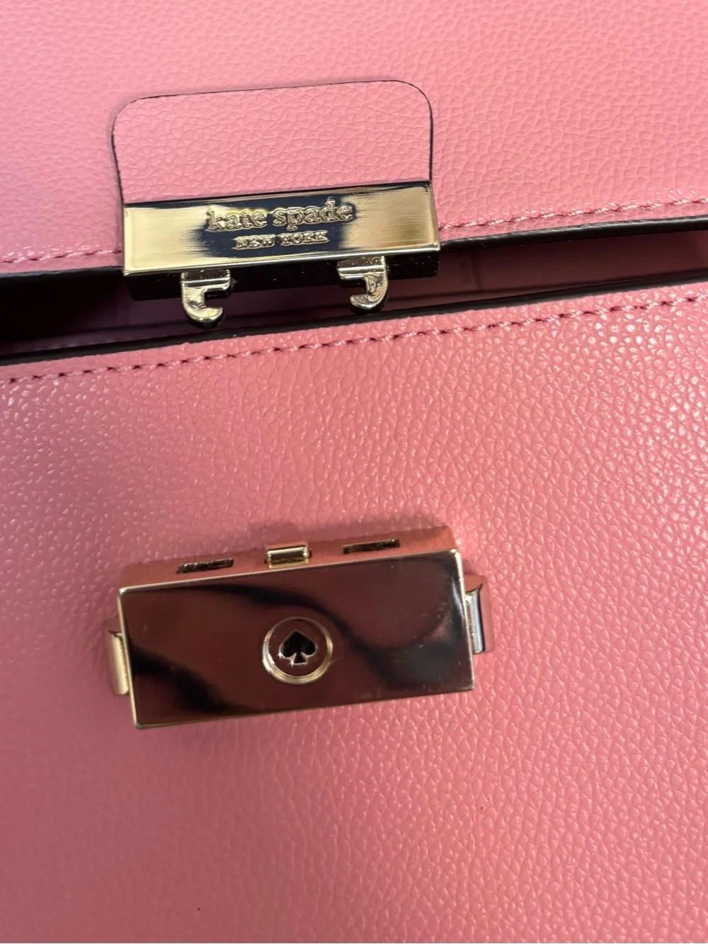 Kate Spade Voyage Small Top Handle Crossbody Pink Sugar Leather Like New